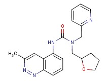 N'-(3-methylcinnolin-5-yl)-N-(pyridin-2-ylmethyl)-N-(tetrahydrofuran-2-ylmethyl)urea