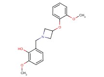 2-methoxy-6-{[3-(2-methoxyphenoxy)azetidin-1-yl]methyl}phenol