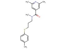 N,2,6-trimethyl-N-{3-[(4-methylphenyl)thio]propyl}isonicotinamide