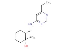 (1R*,2R*)-2-{[(6-ethylpyrimidin-4-yl)amino]methyl}-1-methylcyclohexanol