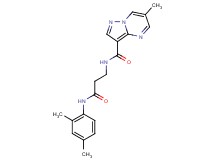 N-{3-[(2,4-dimethylphenyl)amino]-3-oxopropyl}-6-methylpyrazolo[1,5-a]pyrimidine-3-carboxamide