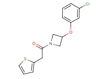 3-(3-chlorophenoxy)-1-(2-thienylacetyl)azetidine