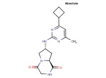 (7R,8aS)-7-[(4-cyclobutyl-6-methylpyrimidin-2-yl)amino]hexahydropyrrolo[1,2-a]pyrazine-1,4-dione
