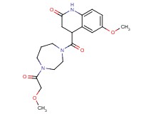 6-methoxy-4-{[4-(methoxyacetyl)-1,4-diazepan-1-yl]carbonyl}-3,4-dihydro-2(1H)-quinolinone