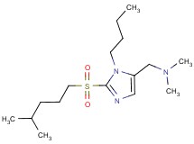 ({1-butyl-2-[(4-methylpentyl)sulfonyl]-1H-imidazol-5-yl}methyl)dimethylamine