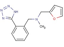 (2-furylmethyl)methyl[2-(1H-tetrazol-5-yl)benzyl]amine trifluoroacetate