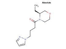 (3S)-3-ethyl-4-[4-(1H-pyrazol-1-yl)butanoyl]morpholine