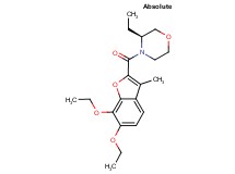 (3S)-4-[(6,7-diethoxy-3-methyl-1-benzofuran-2-yl)carbonyl]-3-ethylmorpholine