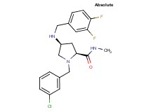 (4S)-1-(3-chlorobenzyl)-4-[(3,4-difluorobenzyl)amino]-N-methyl-L-prolinamide