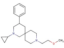 2-cyclopropyl-9-(2-methoxyethyl)-4-phenyl-2,9-diazaspiro[5.5]undecane