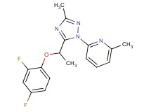 2-{5-[1-(2,4-difluorophenoxy)ethyl]-3-methyl-1H-1,2,4-triazol-1-yl}-6-methylpyridine