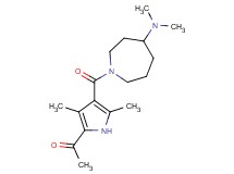 1-(4-{[4-(dimethylamino)-1-azepanyl]carbonyl}-3,5-dimethyl-1H-pyrrol-2-yl)ethanone