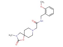 N-(2-methoxybenzyl)-2-(3-methyl-2-oxo-1-oxa-3,8-diazaspiro[4.5]dec-8-yl)acetamide