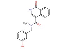 N-(3-hydroxybenzyl)-N-methyl-1-oxo-1,2-dihydroisoquinoline-4-carboxamide