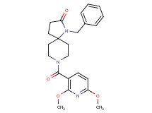 1-benzyl-8-[(2,6-dimethoxy-3-pyridinyl)carbonyl]-1,8-diazaspiro[4.5]decan-2-one