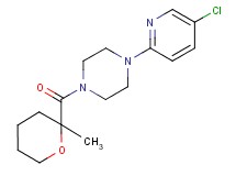 1-(5-chloro-2-pyridinyl)-4-[(2-methyltetrahydro-2H-pyran-2-yl)carbonyl]piperazine