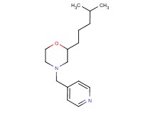 2-(4-methylpentyl)-4-(4-pyridinylmethyl)morpholine