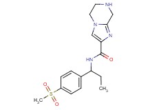 N-{1-[4-(methylsulfonyl)phenyl]propyl}-5,6,7,8-tetrahydroimidazo[1,2-a]pyrazine-2-carboxamide