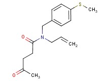 N-allyl-N-[4-(methylthio)benzyl]-4-oxopentanamide