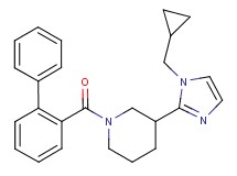 1-(biphenyl-2-ylcarbonyl)-3-[1-(cyclopropylmethyl)-1H-imidazol-2-yl]piperidine
