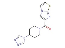 6-{[4-(4H-1,2,4-triazol-4-yl)-1-piperidinyl]carbonyl}imidazo[2,1-b][1,3]thiazole