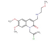 1-(2-chloro-2-propen-1-yl)-6,7-dimethoxy-3-{[(2-methoxyethyl)amino]methyl}-2(1H)-quinolinone