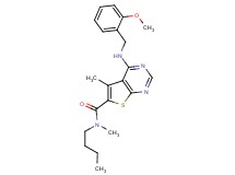N-butyl-4-[(2-methoxybenzyl)amino]-N,5-dimethylthieno[2,3-d]pyrimidine-6-carboxamide