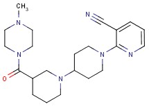 2-{3-[(4-methylpiperazin-1-yl)carbonyl]-1,4'-bipiperidin-1'-yl}nicotinonitrile