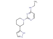 N-ethyl-2-[3-(1H-pyrazol-5-yl)piperidin-1-yl]pyrimidin-4-amine