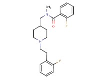 2-fluoro-N-({1-[2-(2-fluorophenyl)ethyl]-4-piperidinyl}methyl)-N-methylbenzamide