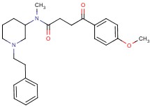 4-(4-methoxyphenyl)-N-methyl-4-oxo-N-[1-(2-phenylethyl)-3-piperidinyl]butanamide