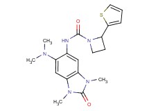 N-[6-(dimethylamino)-1,3-dimethyl-2-oxo-2,3-dihydro-1H-benzimidazol-5-yl]-2-(2-thienyl)azetidine-1-carboxamide