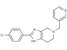 2-(4-chlorophenyl)-5-(pyridin-3-ylmethyl)-4,5,6,7-tetrahydro-1H-imidazo[4,5-c]pyridine