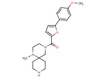4-[5-(4-methoxyphenyl)-2-furoyl]-1-methyl-1,4,9-triazaspiro[5.5]undecane dihydrochloride