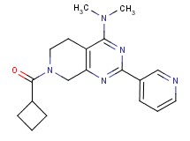7-(cyclobutylcarbonyl)-N,N-dimethyl-2-pyridin-3-yl-5,6,7,8-tetrahydropyrido[3,4-d]pyrimidin-4-amine