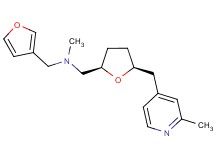 (3-furylmethyl)methyl({(2R*,5S*)-5-[(2-methylpyridin-4-yl)methyl]tetrahydrofuran-2-yl}methyl)amine