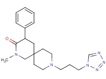 2-methyl-4-phenyl-9-[3-(1H-tetrazol-1-yl)propyl]-2,9-diazaspiro[5.5]undecan-3-one