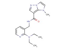N-{[2-(diethylamino)pyridin-3-yl]methyl}-1-methyl-1H-imidazo[1,2-b]pyrazole-7-carboxamide