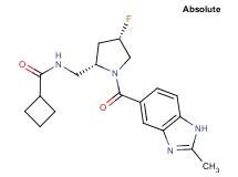 N-({(2S,4S)-4-fluoro-1-[(2-methyl-1H-benzimidazol-5-yl)carbonyl]pyrrolidin-2-yl}methyl)cyclobutanecarboxamide