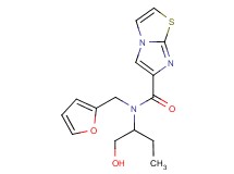 N-(2-furylmethyl)-N-[1-(hydroxymethyl)propyl]imidazo[2,1-b][1,3]thiazole-6-carboxamide