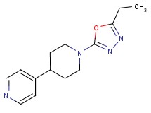 4-[1-(5-ethyl-1,3,4-oxadiazol-2-yl)piperidin-4-yl]pyridine