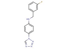 (3-fluorobenzyl)[4-(1H-tetrazol-1-yl)phenyl]amine