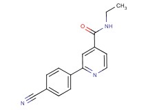 2-(4-cyanophenyl)-N-ethylisonicotinamide