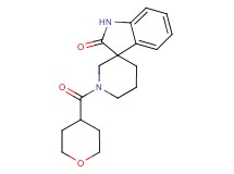 1'-(tetrahydro-2H-pyran-4-ylcarbonyl)spiro[indole-3,3'-piperidin]-2(1H)-one