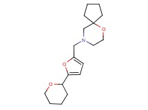 9-{[5-(tetrahydro-2H-pyran-2-yl)-2-furyl]methyl}-6-oxa-9-azaspiro[4.5]decane