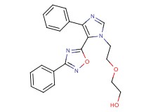 2-{2-[4-phenyl-5-(3-phenyl-1,2,4-oxadiazol-5-yl)-1H-imidazol-1-yl]ethoxy}ethanol