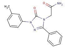 2-[1-(3-methylphenyl)-5-oxo-3-phenyl-1,5-dihydro-4H-1,2,4-triazol-4-yl]acetamide