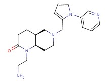 rel-(4aS,8aR)-1-(2-aminoethyl)-6-{[1-(3-pyridinyl)-1H-pyrrol-2-yl]methyl}octahydro-1,6-naphthyridin-2(1H)-one dihydrochloride