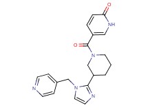 5-({3-[1-(4-pyridinylmethyl)-1H-imidazol-2-yl]-1-piperidinyl}carbonyl)-2(1H)-pyridinone
