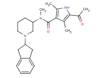 5-acetyl-N-[1-(2,3-dihydro-1H-inden-2-yl)-3-piperidinyl]-N,2,4-trimethyl-1H-pyrrole-3-carboxamide